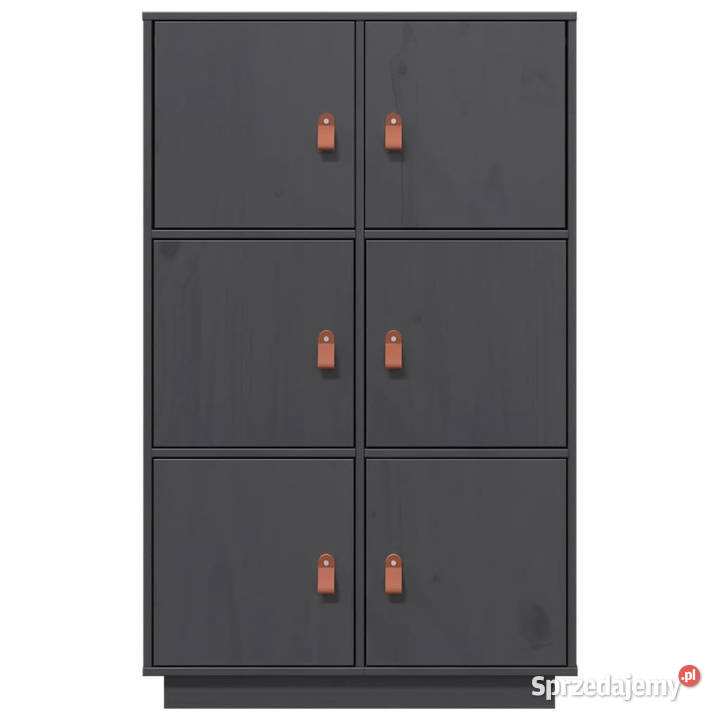 Szafka szara 67x40x1085 lite drewno sosnowe Warszawa