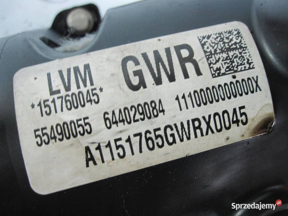 OPEL ASTRA 16 CDTI LVM B16DTL 110 kolektor ssący osobowe świętokrzyskie