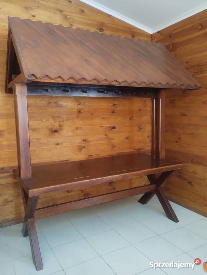 Stół wiejski drewniany solidny Zamość