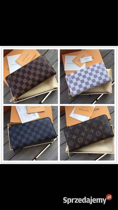 Portfel louis vuitton skóra canvas pudełko