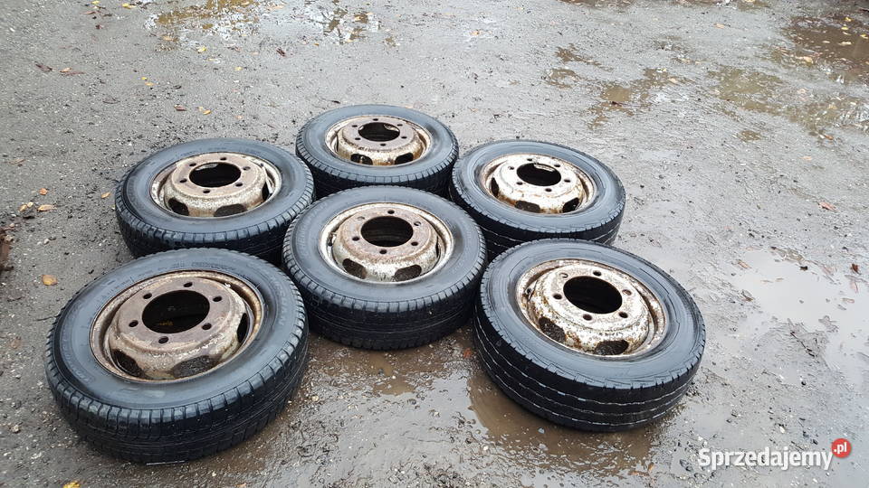 Komplet kół 6 bliżniak Volkswagen Lt Mercedes Gniewkowo