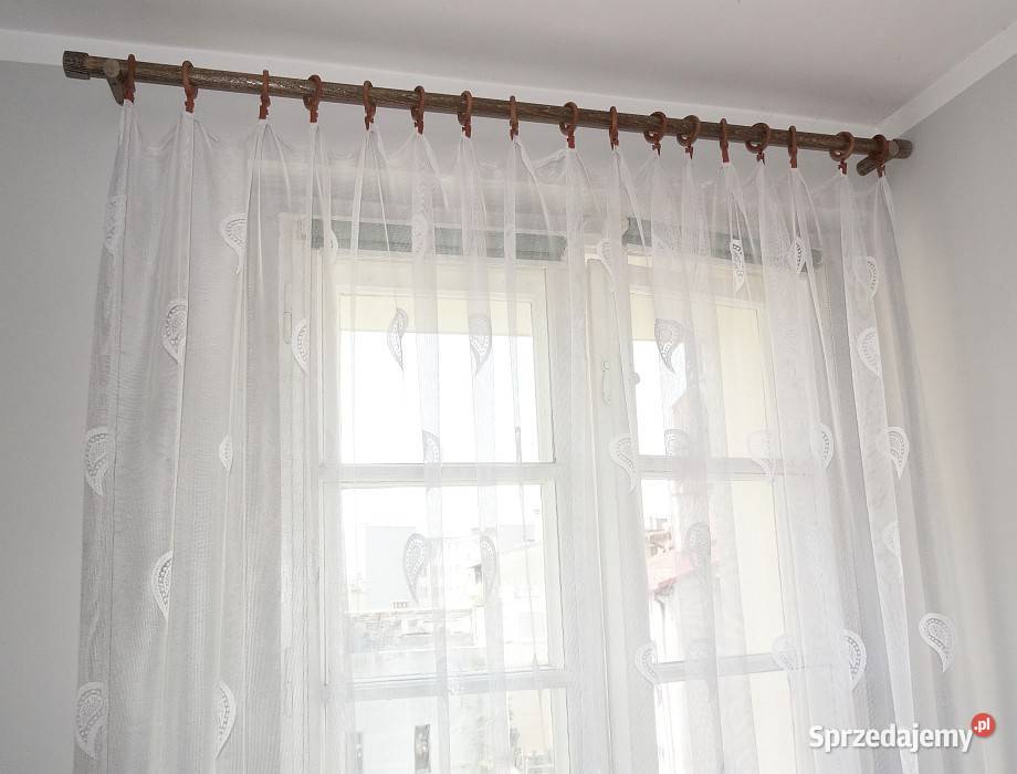Firanka pokojowa motyw w łezki szerokość 340 m Gliwice