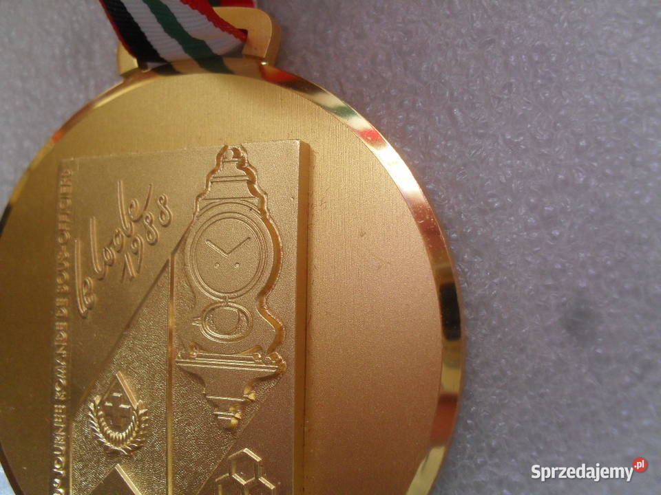 Le Locle Szwajcarski ogromny Złoty medal 1988 Wrocław