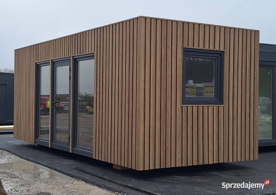 Pawilon PIR 100 całoroczny Sklep Modułowe Biuro 18m2 Strzebielino