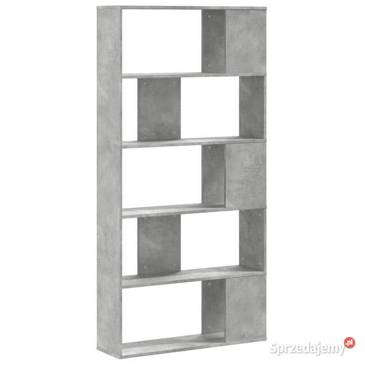 5poziomowy regał szarość betonu 805x235x1625 Warszawa