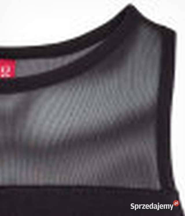 czarny top hm xs 34 siatka siateczka bluzka Toruń