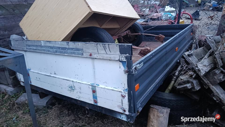 Paka Plus oś z kołami skrzynia ładunkowa uszkodzony Warszawa sprzedam