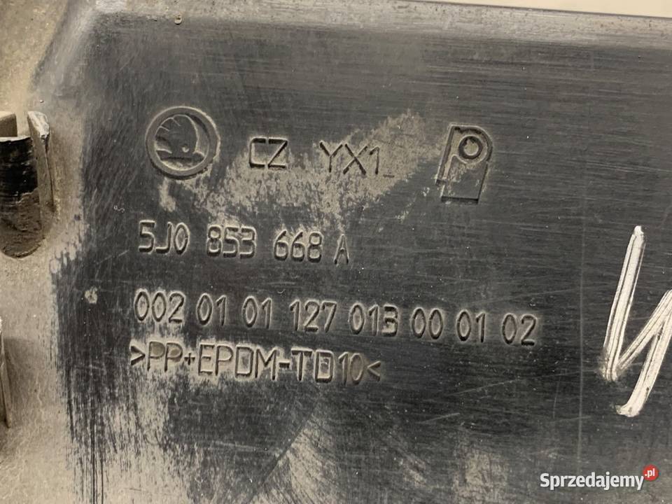 ATRAPA GRILL SKODA FABIA II 0614 5J0853668A