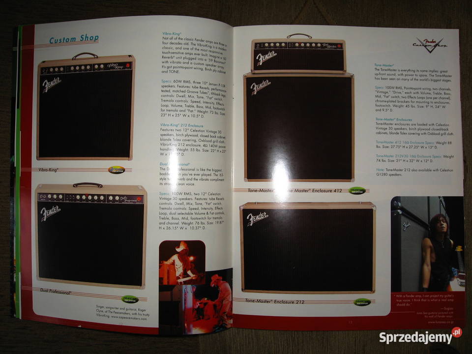 Fender Guitar Amplifiers Catalog katalog Kępice