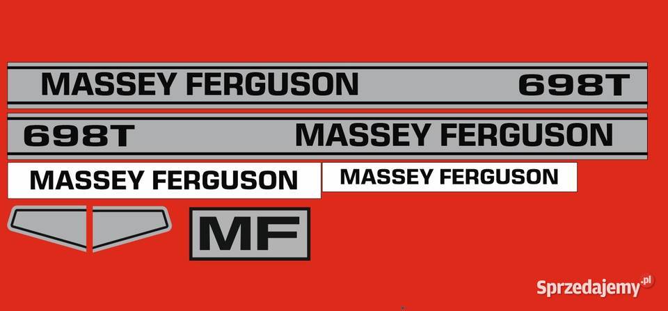 Naklejki Massey ferguson 698t i inne modele kujawsko-pomorskie