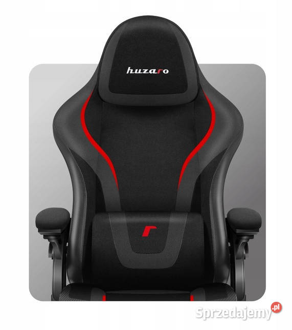 Fotel gamingowy z PODNÓŻKIEM pochylane oparcie wielkopolskie sprzedam