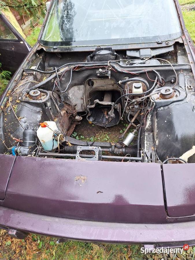 Porsche 924 z krzaków Nowe Miasto Lubawskie