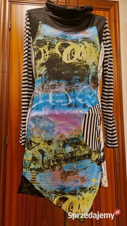 SUKIENKA TUNIKA Joseph Ribkoff XL stan b Inny materiał Spódnice i sukienki sprzedam