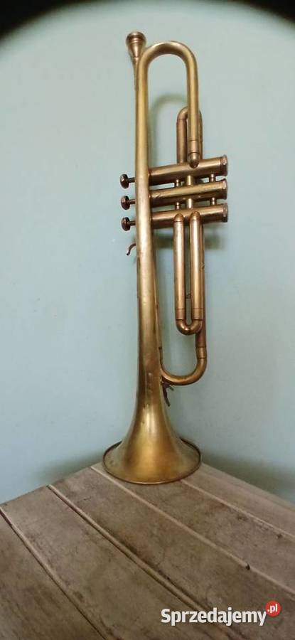 Stara mosiężna trąbka Kraków