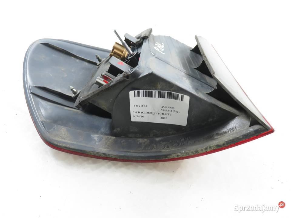 LAMPA PRAWA TYLNA TOYOTA AVENSIS VERSO M2 małopolskie