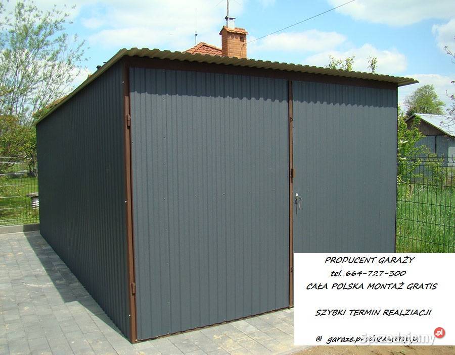 Garaż Blaszak Garaże MOCNE Cała Polska SZYBKI Pozostałe Poznań