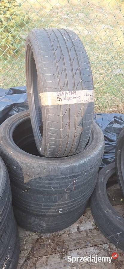 225 45 R19 Bridgestone 4 lato PROMOCJA opolskie Stara Kuźnia