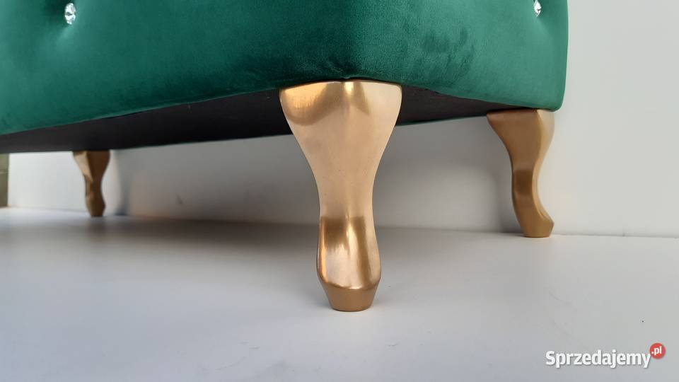 Pufa Ławka SWAROVSKI PIKOWANA CARO Poznań