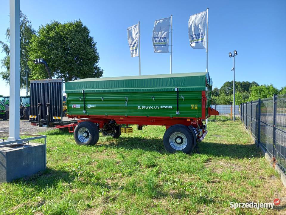 Przyczepa Pronar PT 612L nieuszkodzony Gózd