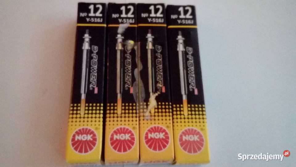 Świece żarowe NGK Y516J DPOWER12 Renault 19D 4 sprzedam