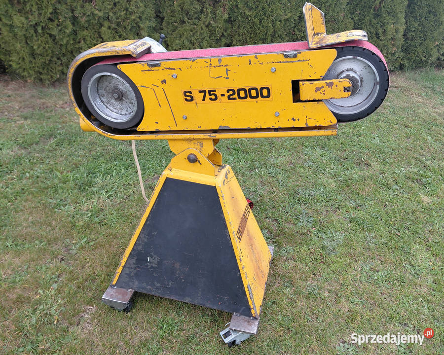 Szlifierka taśmowa przemysłowa 75x2000 mm 400V Drezdenko sprzedam