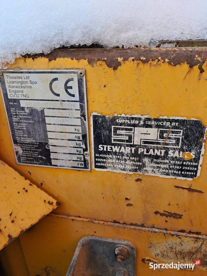 Sprzedam wozidło budowlane THWAITES 6 tony świętokrzyskie Łagów sprzedam