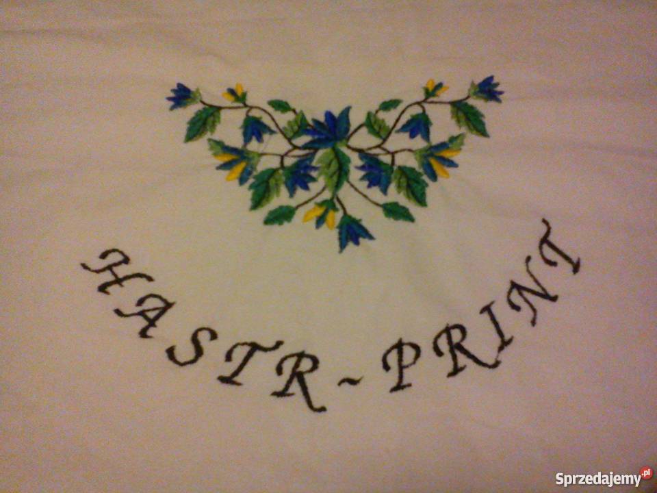 Usługi hafciarskie haft maszynowy Koniówka