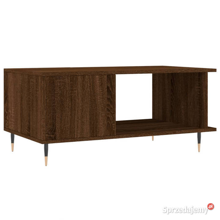 Stolik kawowy brązowy dąb 90x50x40 WM829475 mazowieckie Warszawa sprzedam