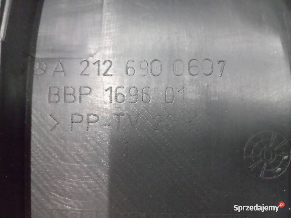 OSŁONA PŁYTA BAGAŻNIKA MERCEDES E W212 CLS W218 Nowy Tomyśl
