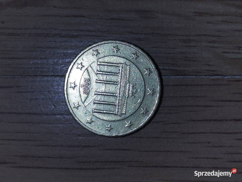 Moneta 10 centów euro 2002 Łódź