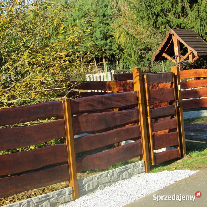 Drewniane ogrodzenia farmerskie Ogrodzenia i bramy Trzebnica sprzedam
