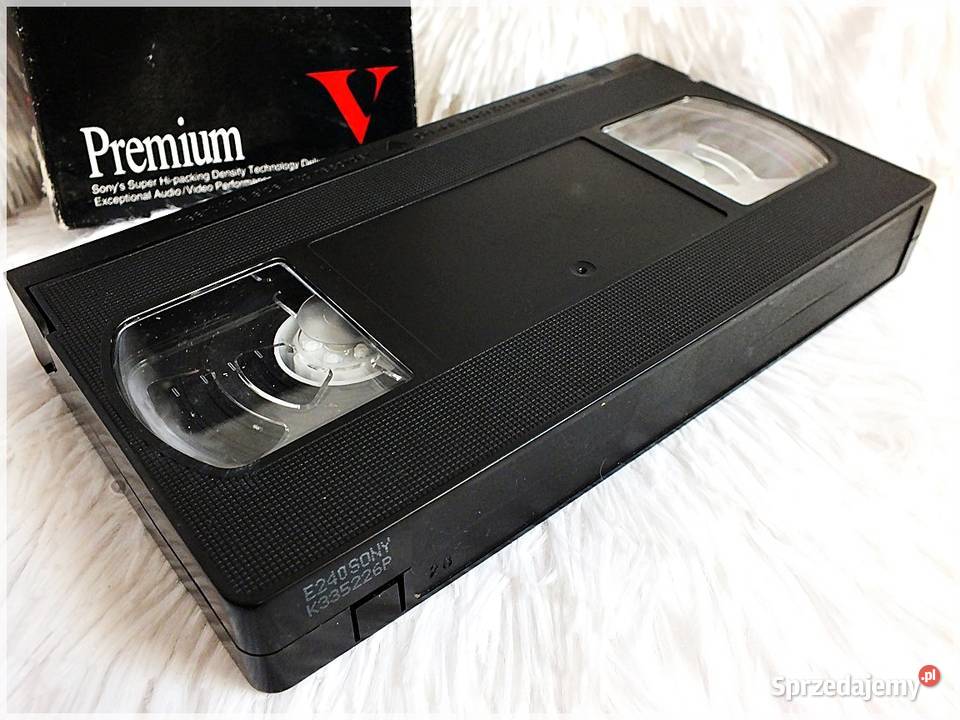 Kaseta VHS SONY Premium V 240minut Oryginał Made Filmy Żary sprzedam