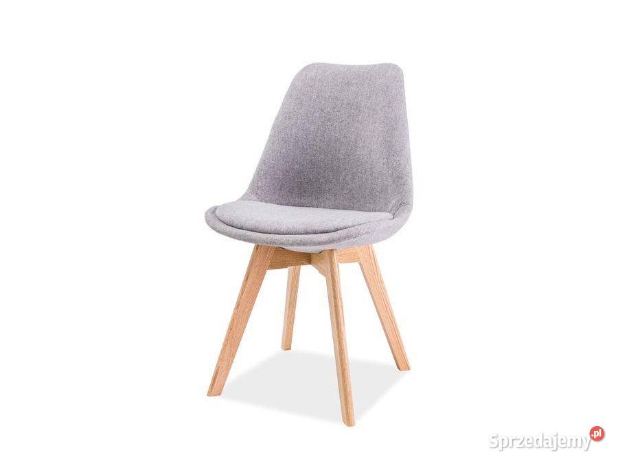 Stół Dębowy LORAS II 4 krzesła DIOR VELVET