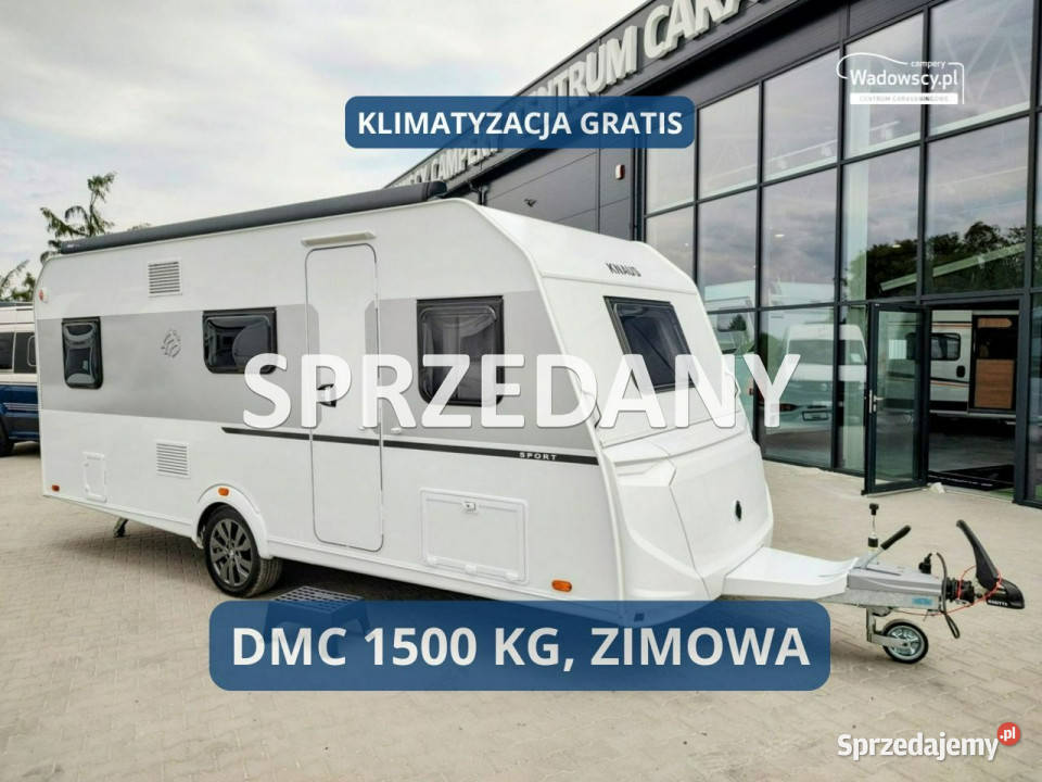 przyczepy kempingowe Knaus Sport 500 KD z dużą Kempingowe Gaj