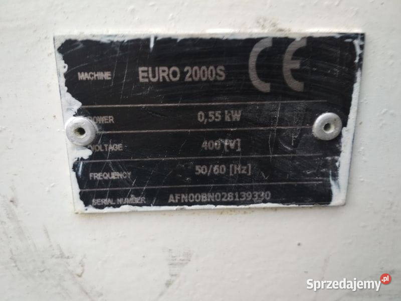 Maszyna do formowania kęsów ciasta EURO 2000 S Stary Sącz