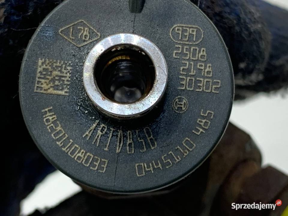 WTRYSKIWACZE KOMPLET RENAULT CLIO IV 0445110485