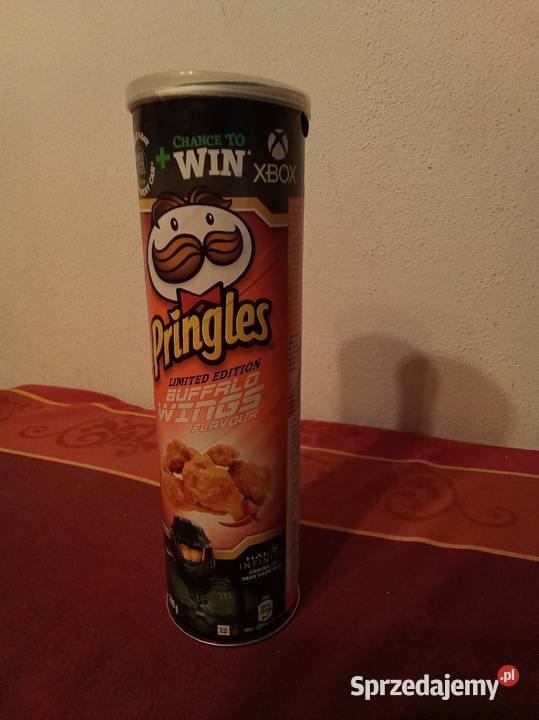 Pringles pusta puszka motyw gry halo Warszawa