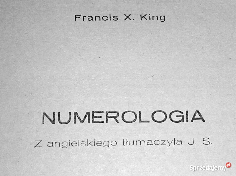 Numerologia Tajemnice liczb X King