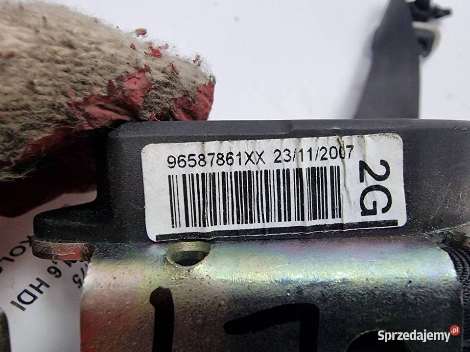 PAS BEZPIECZŃSTWA PEUGEOT 207 SW 96587861XX Lipno