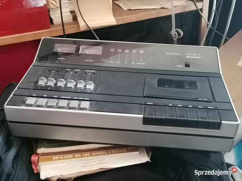 Magnetofon kasetowy Finezja z końca lat 70tych