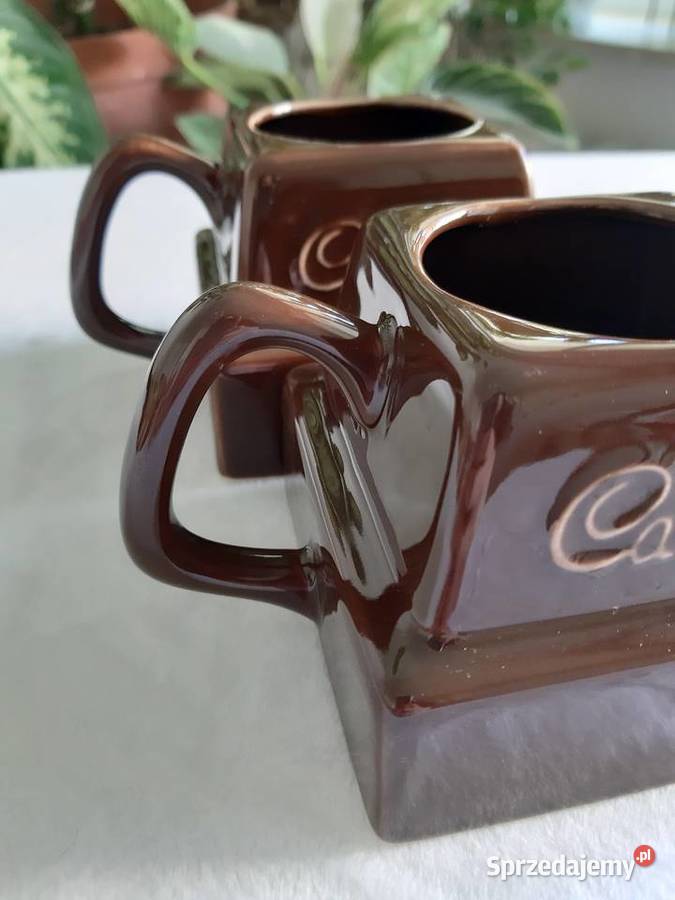2 czekoladowe Filiżanki Cutbery na gorącą Porcelana i szkło sprzedam