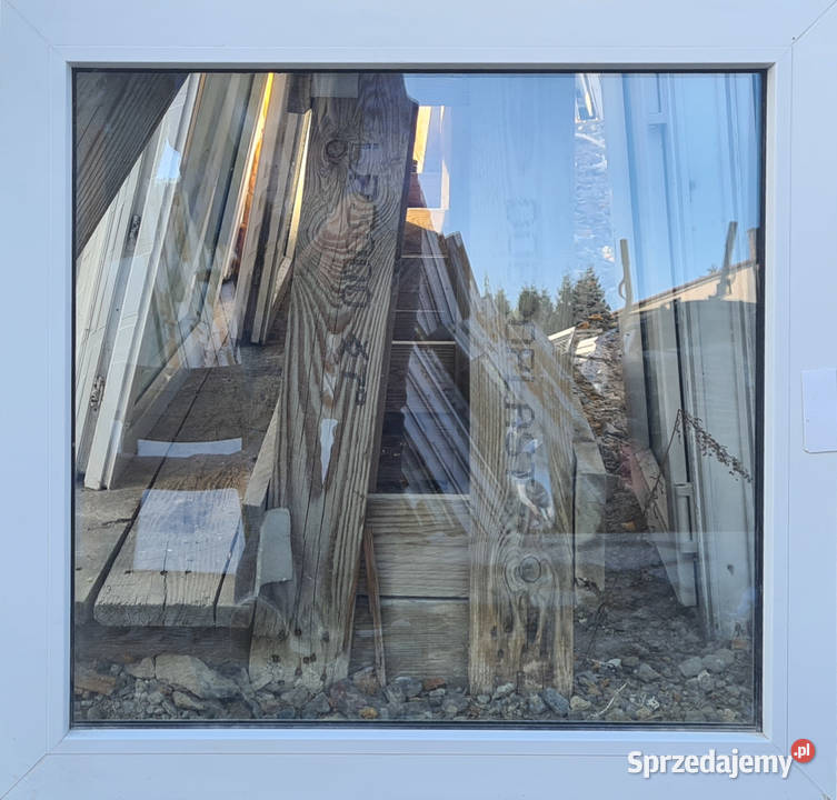 OKNA KacprzaK Witryna 74X72 FIX Używany PCV Okna ścienne lubelskie Lublin