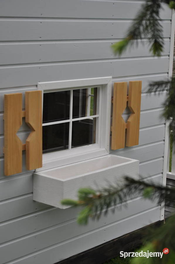 Oryginalny ładny solidny domek ogrodowy dzieci z śląskie