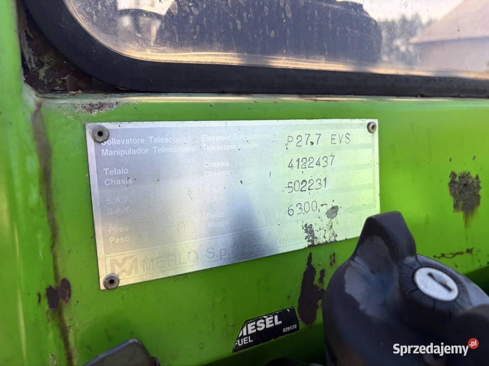 Ładowarka teleskopowa Merlo P277 EVS Myszyniec
