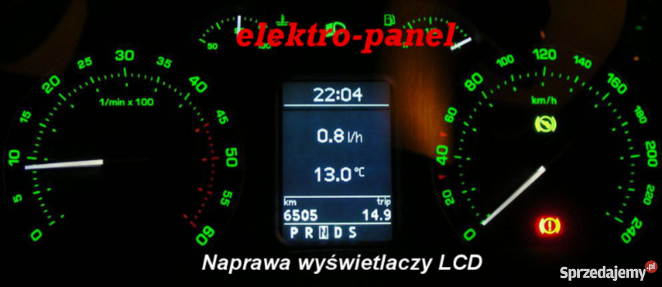 NAPRAWA LICZNIK WYŚWIETLACZ FIS AUDI VW SKODA mazowieckie Marki