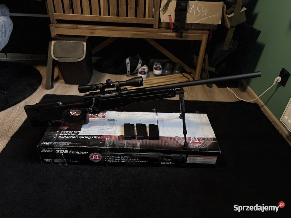 Karabin snajperki Asg nowy Mińsk Mazowiecki