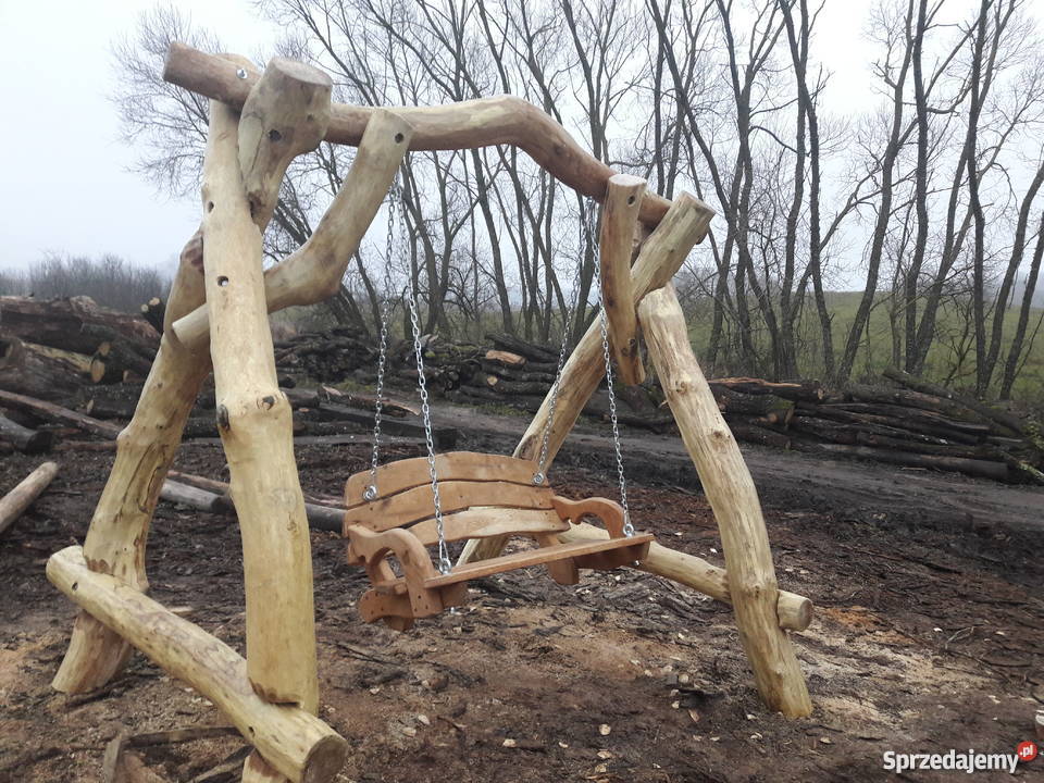 Huśtawka Dębowa do Twojego Ogrodu Huśtawki Suwałki