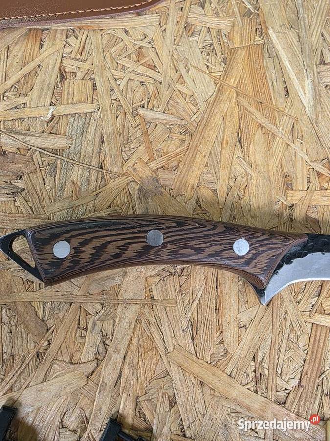 Nowy Nóż Kuchenny Kuty z Pochwą Pełny Trzpień Częstochowa