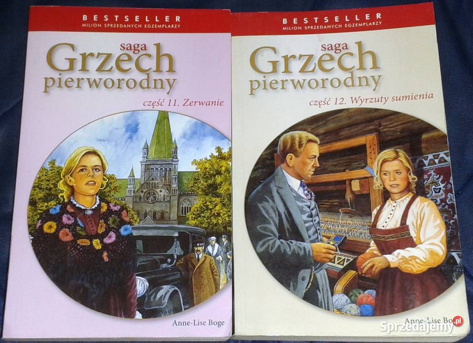 Saga Grzech Pierworodny 7 częśći AnneLise Boge Chełm
