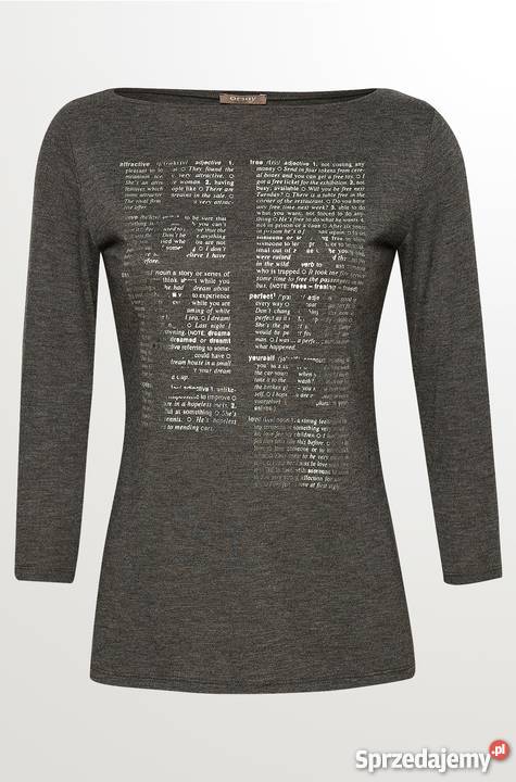 Koszulka z metalicznym nadrukiem Bluzki i koszule Olkusz